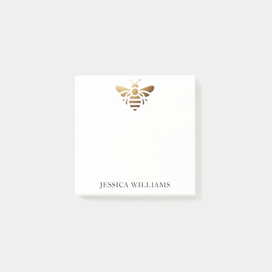 ゴールドビー カスタムネーム パーソナル ポストイット (正面)