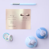 ゴールドピンクグリッター メイク アイズ ラッシュ 価格 チラシ (シングル)