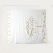 ゴールドファーストホーリーコミューン写真用背景 タペストリー (正面(横))