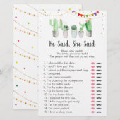 ゴールドフィエスタカクタス　彼が言った彼女が言ったゲーム (正面/裏面)