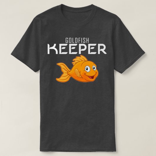 ゴールドフィッシュキーパー恋人魚釣り採石家漁守 Tシャツ (デザイン正面)