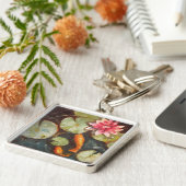 ゴールドフィッシュコイ池スイレン キーホルダー (側面)