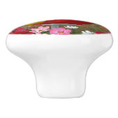 ゴールドフィッチズ&かわいいコテージバーズハウス セラミックノブ (側面)