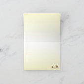 ゴールドフィンチとパイン·シスキンありがとう サンキューカード (内部)