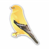 ゴールドフィンチのシール シール (正面)