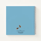 ゴールドフィンチのノートをウィリー ノートブック (裏面)