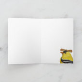 ゴールドフィンチカードをレジー カード (内部)