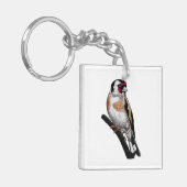 ゴールドフィンチスケッチ キーホルダー (正面左)