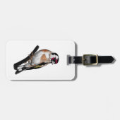 ゴールドフィンチスケッチ ラゲッジタグ (正面横)