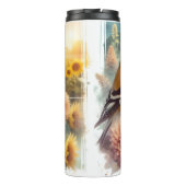 ゴールドフィンチソングバードガーデン素朴サーマルタンブラー タンブラー (裏面)