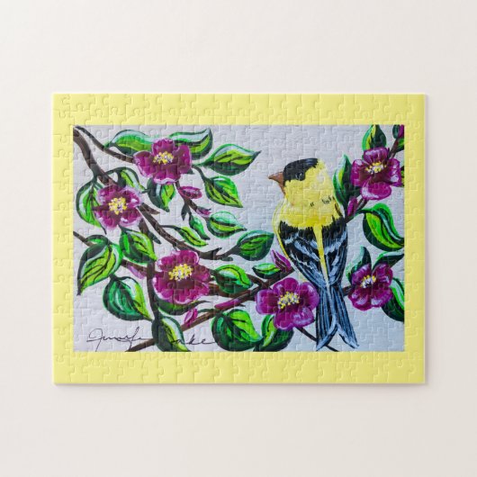 ゴールドフィンチパズル ジグソーパズル (横)