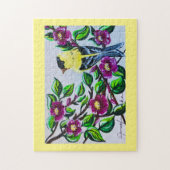 ゴールドフィンチパズル ジグソーパズル (縦)