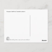 ゴールドフィンチポストカード ポストカード (裏面)