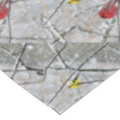 ゴールドフィンチ及び（鳥）ショウジョウコウカンチョウ テーブルクロス (アングル)