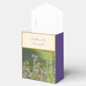 ゴールドフィンチ春庭園の結婚式クリーム フェイバーボックス (オープン)