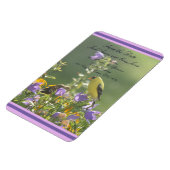 ゴールドフィンチ春庭園の結婚式 マグネット (左側)