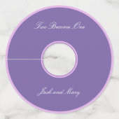 ゴールドフィンチ春庭園の結婚式 ワイングラスタグ (裏面)