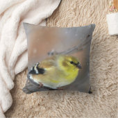 ゴールドフィンチ クッション (ブランケット)