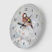 ゴールドフィン絵画チ、バイジョルグ·ストーペンダール ラージ壁時計 (傾斜)