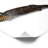 ゴールドフィールズシングルバックリザードプリント フォトプリント            (角)