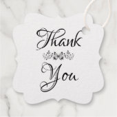 ゴールドフォイルのギフトラベル – ありがとう フェイバータグ (裏面)