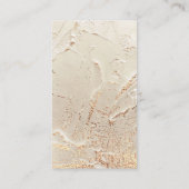 ゴールドフォイルのテクスチャイヤリングカード コーリングカード (裏面)