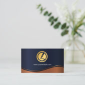 ゴールドフォイルのペンロゴ 予約カード (スタンド正面)