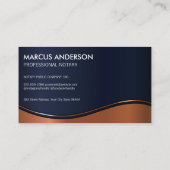 ゴールドフォイルのペンロゴ 予約カード (裏面)