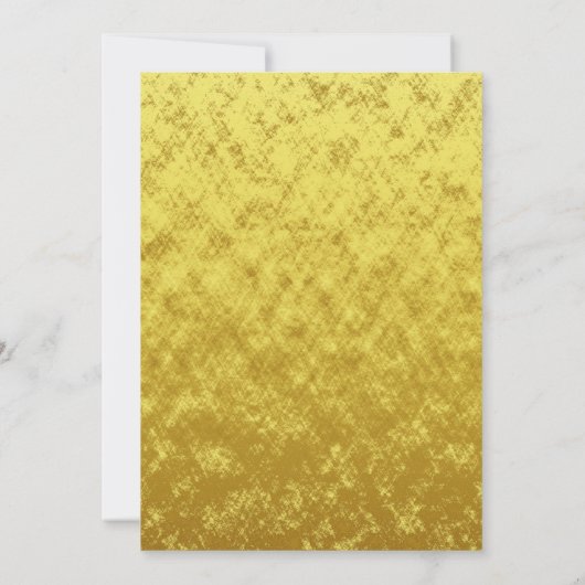 ゴールドフォイルのポープの結婚配置 招待状