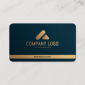 ゴールドフォイルの名刺テンプレート 名刺 (正面)