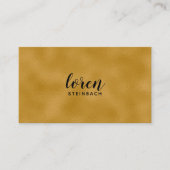 ゴールドフォイルの紹介 名刺 (正面)