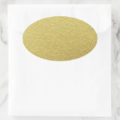 ゴールドフォイルの背景テクスチャ 楕円形シール (バッグ)