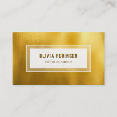 ゴールドフォイルの背景 名刺 (正面)