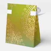 ゴールドフォイルアラビアンナイトテーマパーティー フェイバーボックス (裏面サイド)