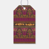 ゴールドフォイルエジプトをテーマにしたパーティー ギフトタグ (裏面)