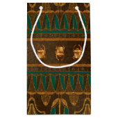 ゴールドフォイルエジプトをテーマにしたパーティー スモールペーパーバッグ (裏面)