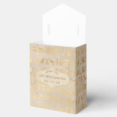 ゴールドフォイルエジプトをテーマにしたパーティー フェイバーボックス (オープン)