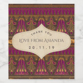 ゴールドフォイルエジプトをテーマにしたパーティー ワインラベル (シングルラベル)