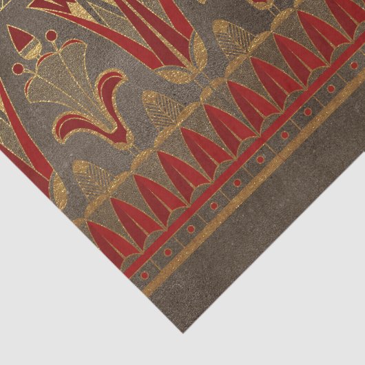 ゴールドフォイルエジプトをテーマにしたパーティー 薄葉紙 (詳細)