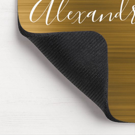 ゴールドフォイルエレガントラグジュア マウスパッド (コーナー)