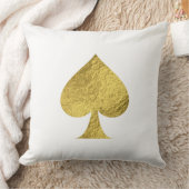 ゴールドフォイルエーススペード クッション (ブランケット)