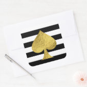 ゴールドフォイルエーススペード スクエアシール (封筒)
