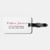 ゴールドフォイルエーススペード ラゲッジタグ (裏面横)