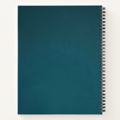 ゴールドフォイルカスタマイパーソナライズされたズジャーナル ノートブック (裏面)