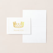 ゴールドフォイルクラウンミニカード 箔カード (ディスプレー)