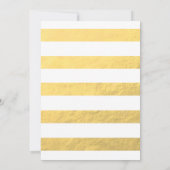 ゴールドフォイルグラマー | 写真：日付カードの保存 セーブザデート (裏面)