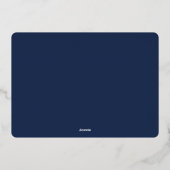 ゴールドフォイルサマーカニ饗宴パーティー 箔招待状 (裏面)