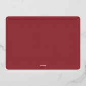 ゴールドフォイルサマーロブスター沸騰パーティー 箔招待状 (裏面)