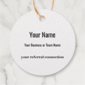 ゴールドフォイルサークル – "応援!ホームスイートホーム» フェイバータグ (裏面)