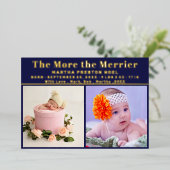 ゴールドフォイルザモアザメリー誕生フォイルホリデイ 箔シーズンカード (立ち正面)